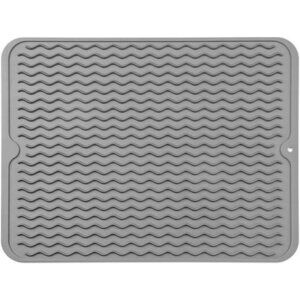 Silicone Dish Drying Mat Multiple Usage,Easy clean,Eco-friendly,Heat-resistant